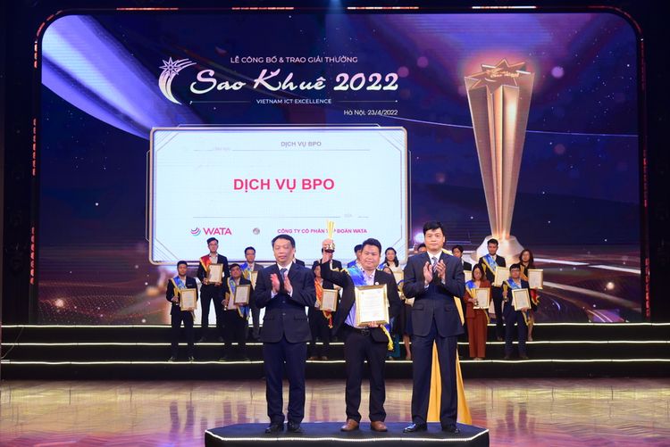 WATA Corp won Sao Khue Recognition of Excellence 2022 award for BPO service